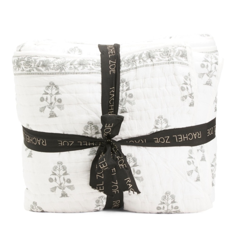 🎉LAST PIECE🎉 RACHEL ZOE Block Print
Stitch Quilt Set